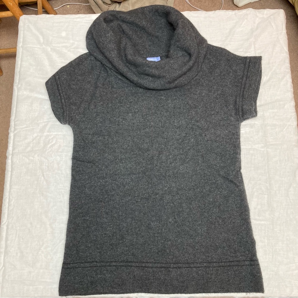 Vintage Gray Cowl Neck Sweater